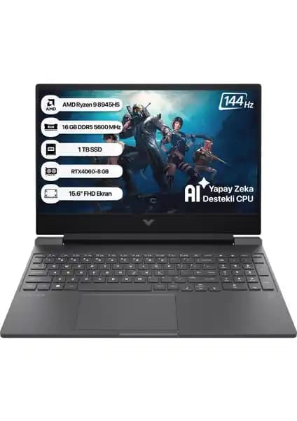 HP Victus 15-FB3006NT: Yüksek Performans ve Taşınabilirlik Sunan Oyun ve İş Bilgisayarı