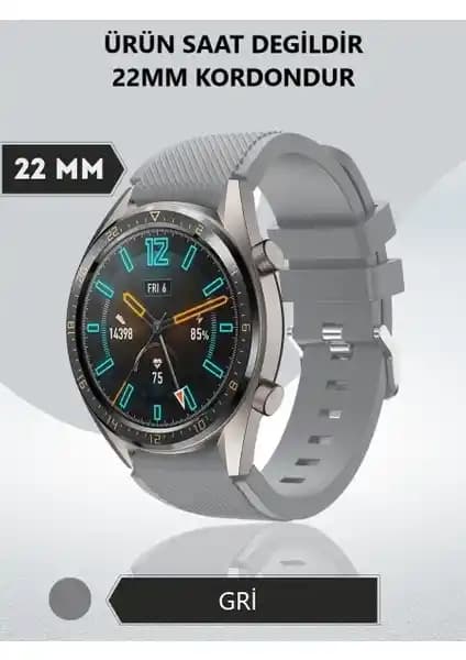 Huawei ve Diğer Akıllı Saatlerle Uyumlu Çok Renkli Silikon Kayış Seçenekleri