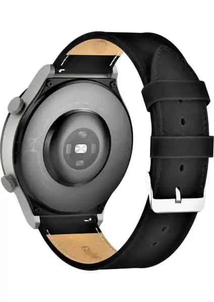 Huawei Watch Siyah Deri Kordon: Şık ve Dayanıklı Akıllı Saat Aksesuarı