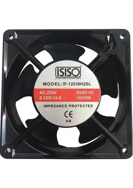 Isiso 12x12 cm 220V Metal Kasa Soğutucu Fan Teknik Özellikleri ve Kullanım Rehberi