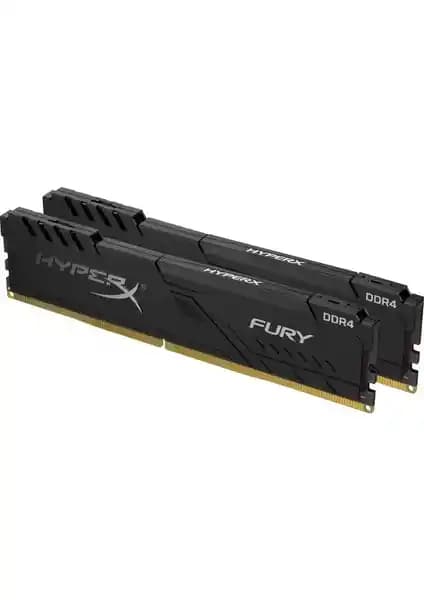 Kingston HyperX Fury Black DDR4 RAM 16 GB 3200 MHz yüksek performans ve uyumluluk özellikleriyle