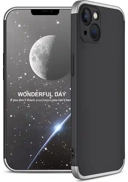 KNY Apple iPhone 13 İçin 3 Parça 360 Ays Kapak Güçlü Koruma ve Şık Tasarım