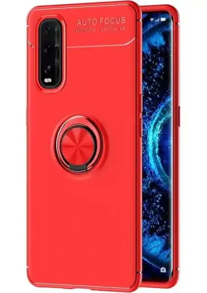 KNY Oppo A31 Yüzüklü Manyetik Silikon Kılıf ile Güçlü Koruma ve Estetik Tasarım