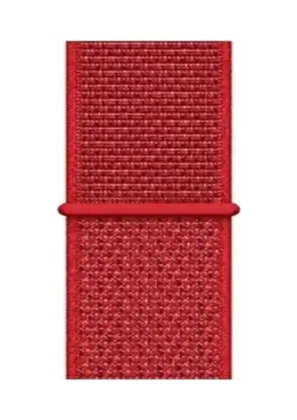Mahzen Apple Watch Uyumlu Kırmızı Spor Loop Kordon İncelemesi ve Özellikleri