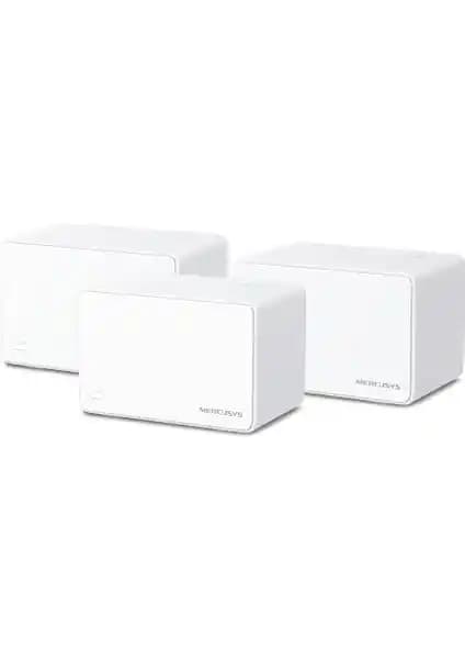 Mercusys Halo H80X 3'lü Mesh Wi-Fi 6 Sistemi Gelişmiş Ev ve Ofis Ağ Çözümü
