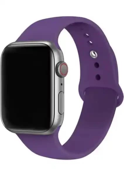 Mi7a Apple Watch Serisi 7 ve Önceki Modeller İçin Uyumlu Spor Silikon Kayışları