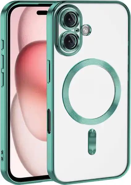 MobaxAksesuar Apple iPhone 16 Kılıfı Şeffaf Silikon ve Magsafe Özellikleriyle Koruma Sağlar