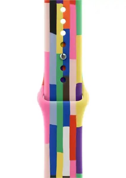 PSGT Serisi Apple Watch Silikon Kayışları 38-42mm Arası Renkli ve Dayanıklı Tasarım