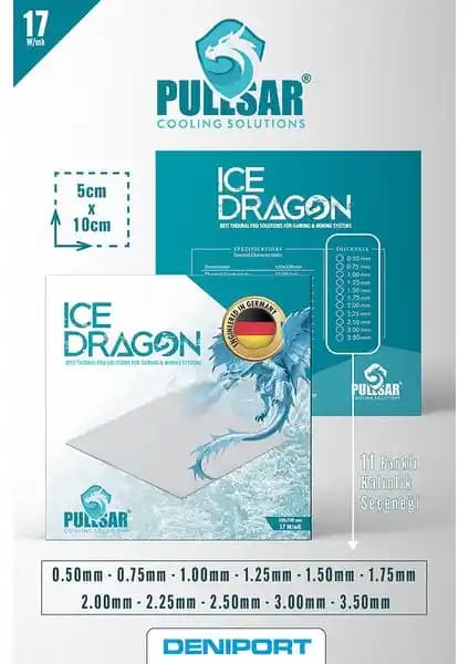 Pullsar Ice Dragon Termal Ped: Yüksek Performanslı Soğutma Çözümü