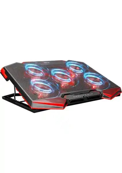 Rampage AD-RC5 Siyah 5 Fanlı USB Bağlantılı Gaming Notebook Soğutucu Stand