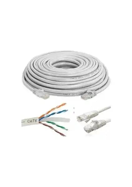 Seyidoğlu Cat6 Patch Ethernet Kablosu 15 Metre Güçlü ve Güvenilir Ağ Bağlantısı