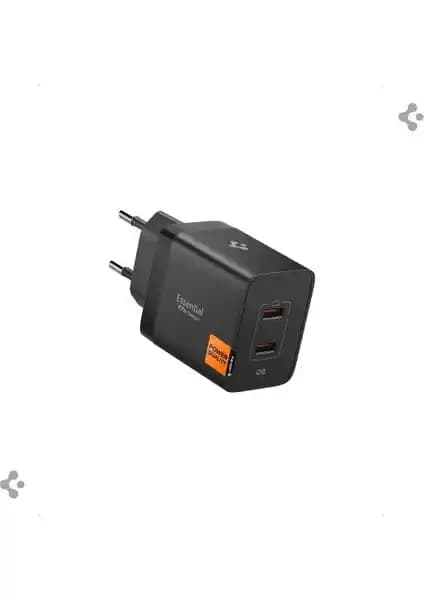 Spigen 47W USB-C 2 Port Mini Hızlı Şarj Aleti: Güç ve Verimlilik Sunan Taşınabilir Çözüm