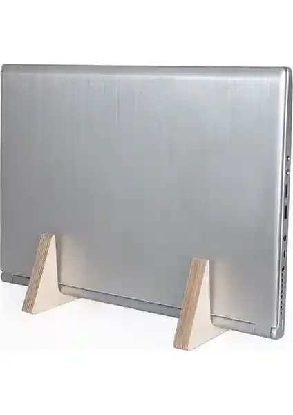 Tufetto Triangle Ahşap Laptop Standı: Ergonomik ve Şık Çalışma Ortamları İçin Tasarlandı