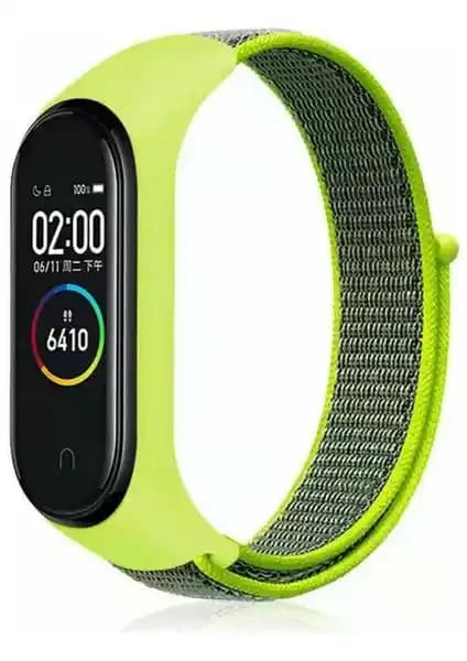 Xiaomi Mi Band 3, 4, 5 ve 6 için dayanıklı ve şık hasır kumaş spor kayışları