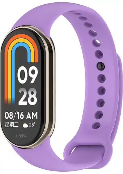 Xiaomi Mi Band 9 için dayanıklı ve şık klasik silikon saat kayışı