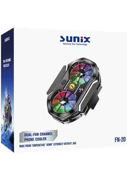 Fn-20 Çift Fanlı RGB Telefon Soğutucu Yüksek Performans ve Sessiz Çalışma Özellikleri