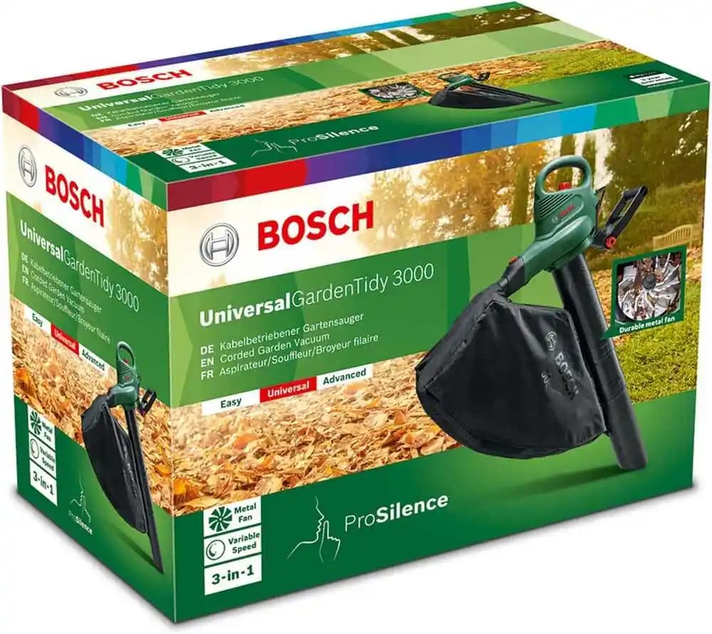 Bosch UniversalGardenTidy 3000 ile Bahçe Temizliğinde Güç ve Çok Yönlülük Sağlayan Çözüm