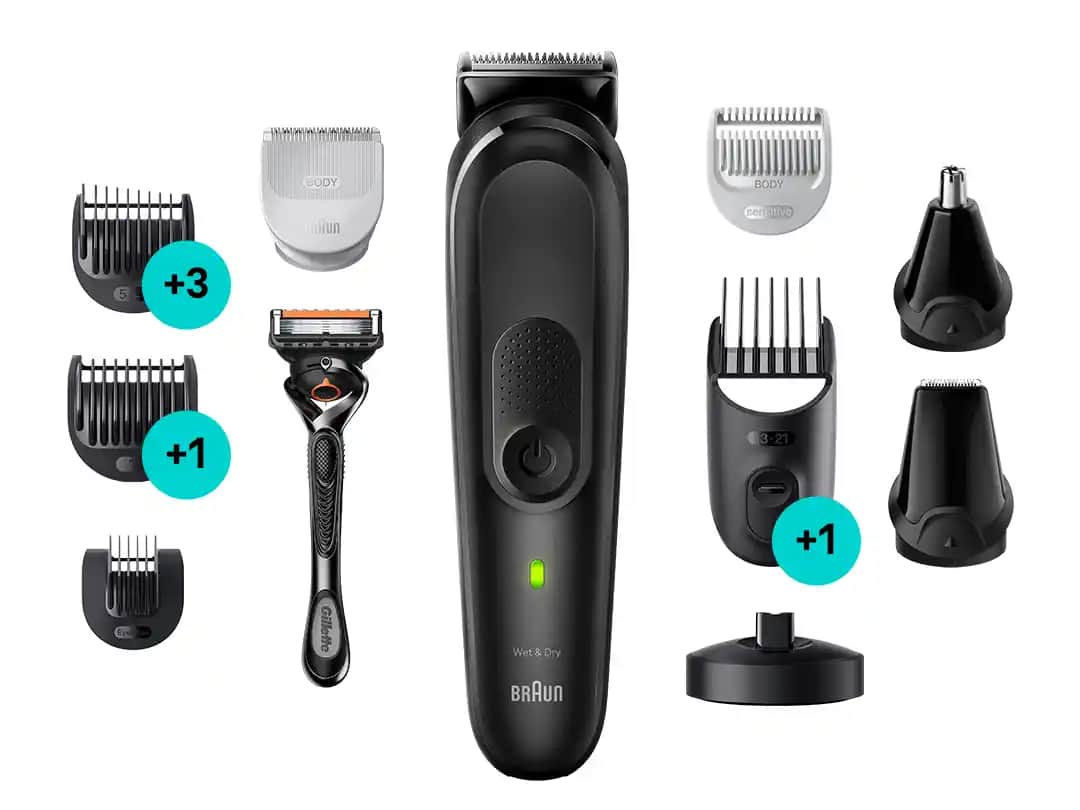 Braun Series 7 MGK7470 Çok Fonksiyonlu Erkek Bakım Cihazı Yüz, Saç ve Vücut İçin