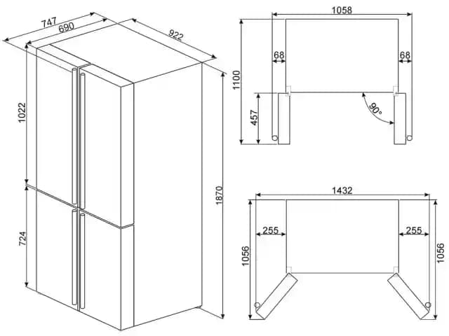 2025'te Çift Kapaklı Buzdolabı Seçiminde Ölçülerin 5 Kritik Önemi