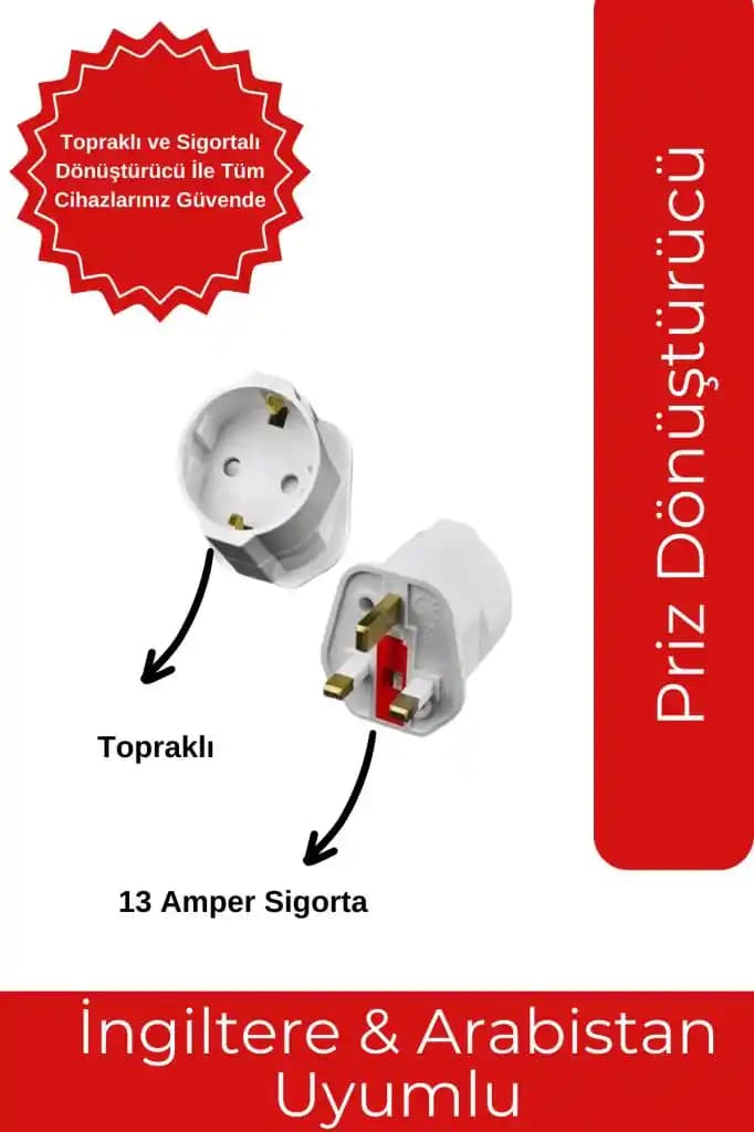 G tipi priz dönüştürücüleri: Güvenli ve Çok Yönlü Elektronik Çözümler
