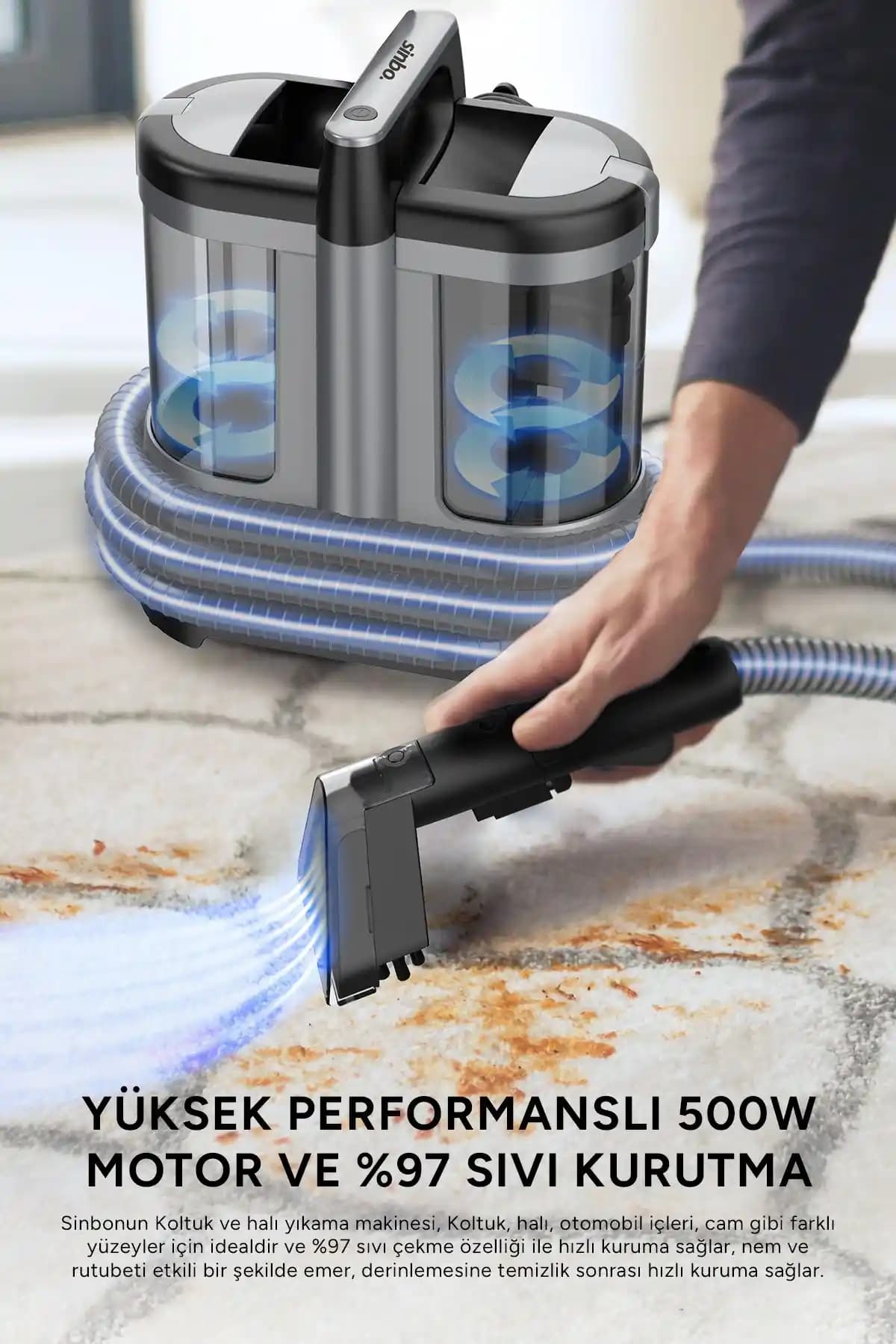 Koltuk ve halı yıkama makineleri: hijyen ve temizlikte modern çözümler