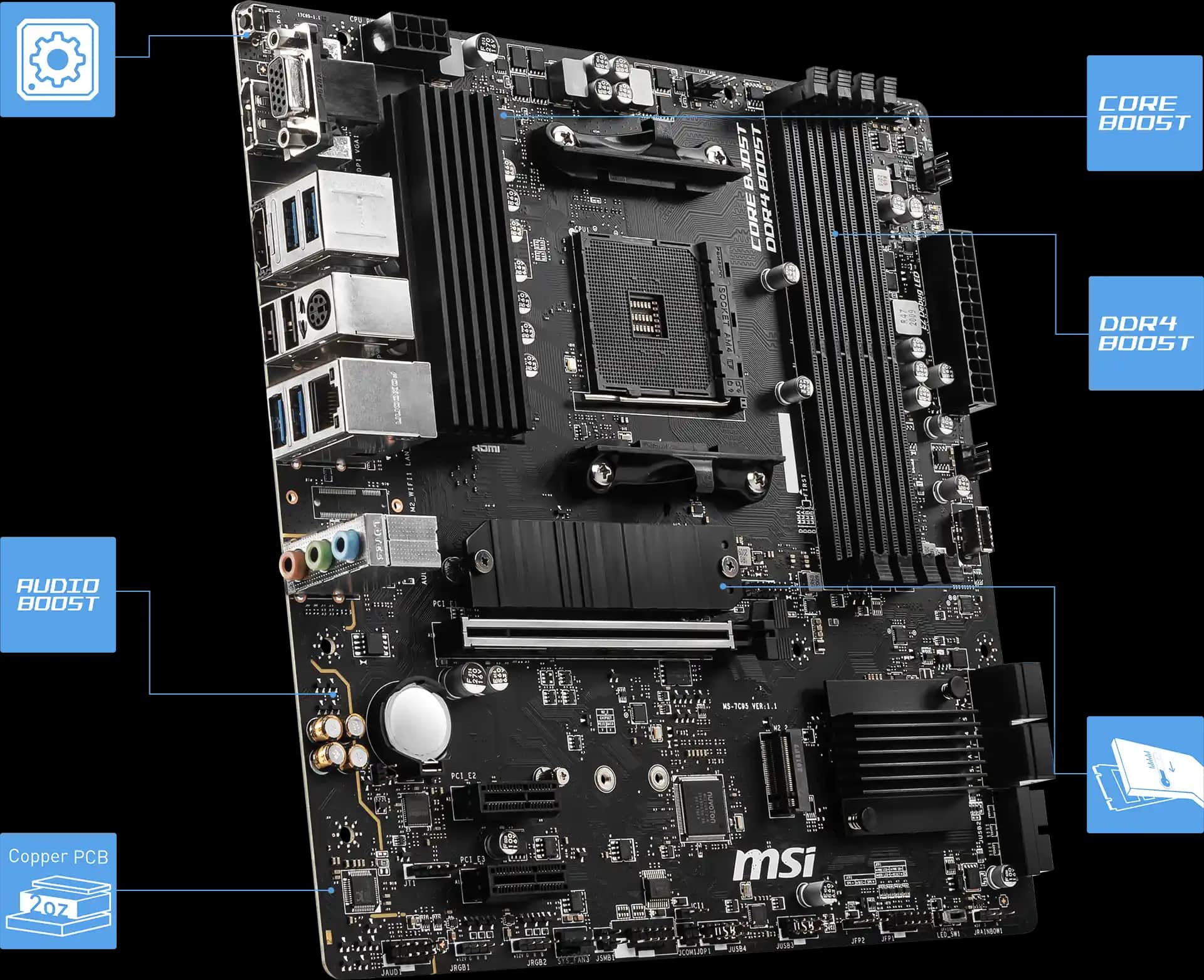 MSI B550M PRO VDH WIFI Anakart İncelemesi: Güncel ve Çok Yönlü Performans Çözümü