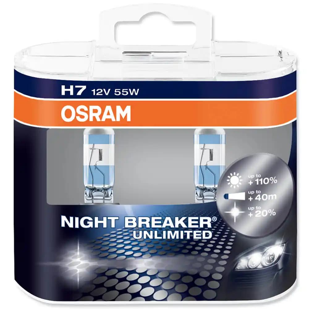 Osram Night Breaker H7: Yüksek Parlaklık ve Dayanıklılık Sunan Far Ampulü