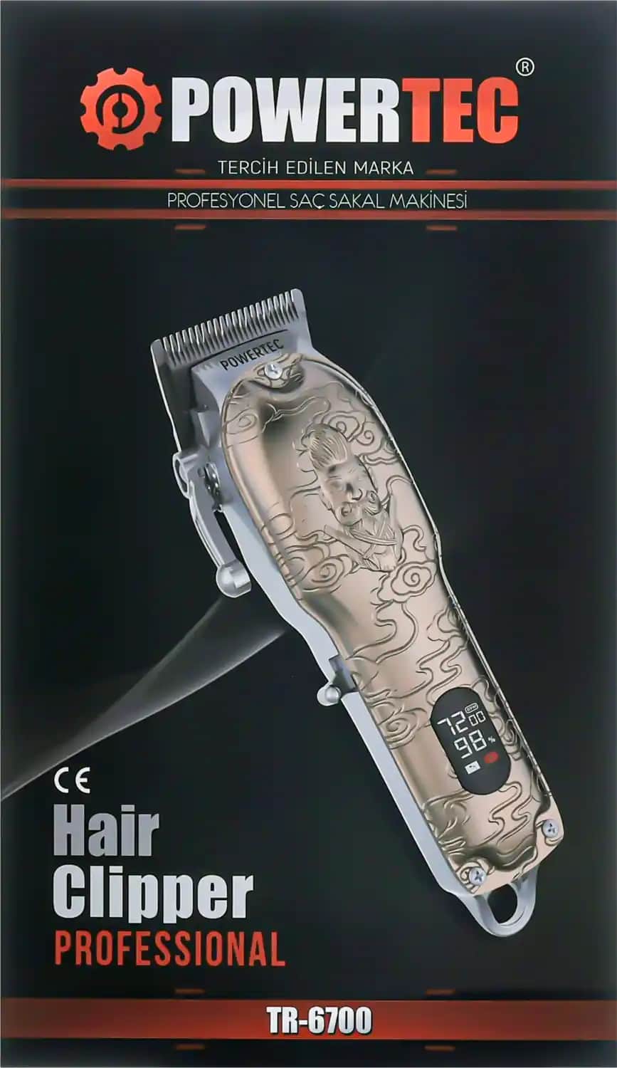 Powertec TR 6700: Çok Yönlü Profesyonel ve Ev Kullanımı Saç Sakal Kesim Cihazı