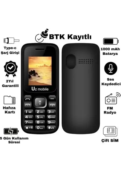 Samsung B310 ve UZ Mobile Tuşlu Telefonların Karşılaştırması ve Hangi Model Daha Uygun 2