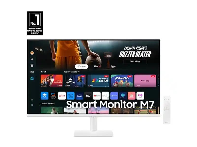 Samsung Smart Monitor M7 ile Çok Yönlü ve Yüksek Kaliteli Ekran Deneyimi