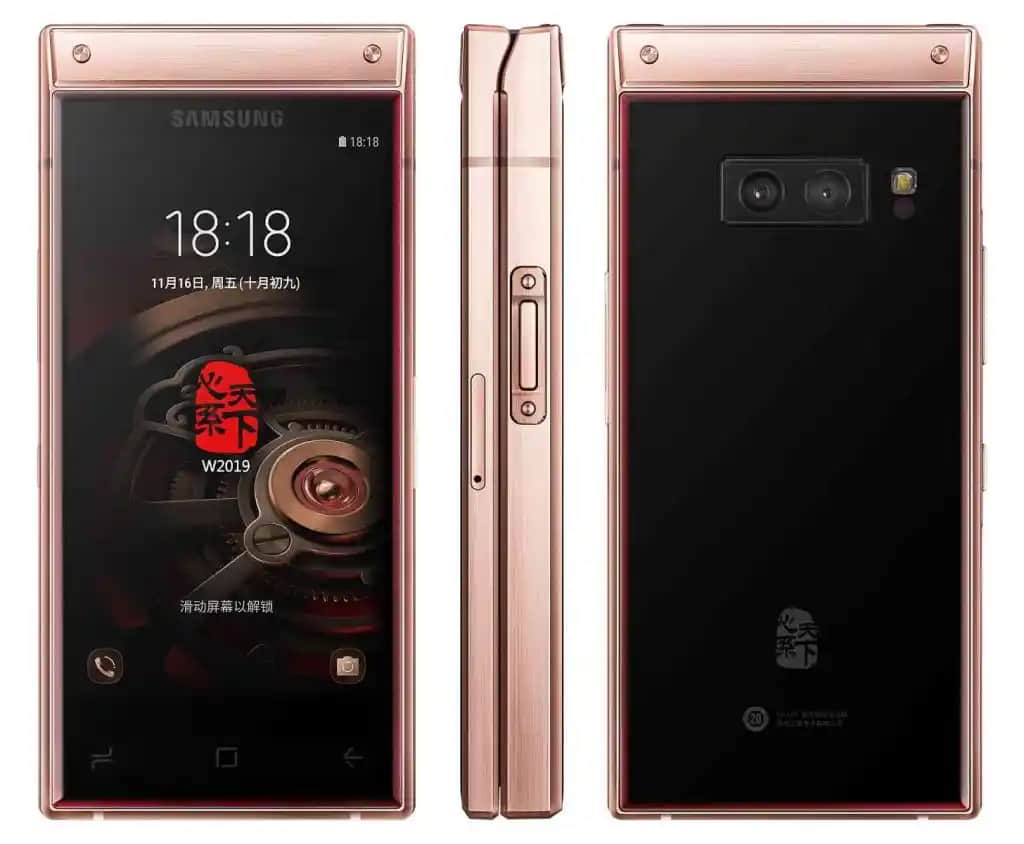 Samsung W2019: Lüks ve Güçlü Flip Telefon Özellikleri ve Tasarımı