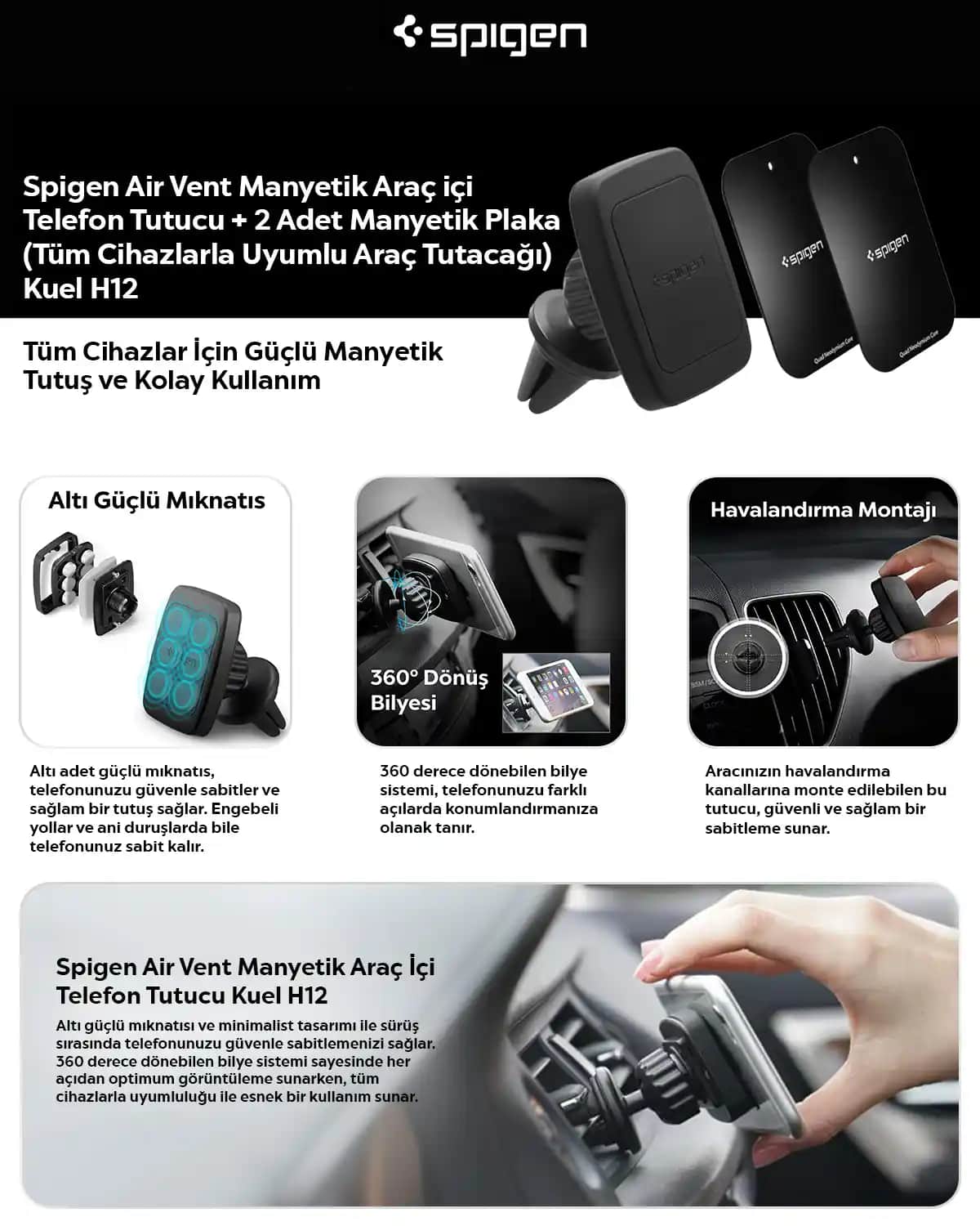 Spigen Kuel H12: Dayanıklı ve Şık Telefon Koruyucu Aksesuar Seçenekleri