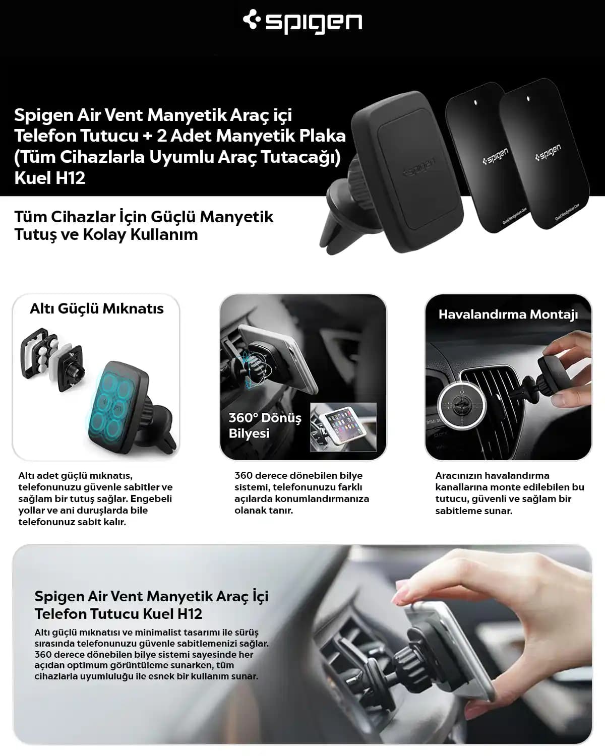 Spigen Kuel H12: Dayanıklı ve Şık Telefon Koruyucu Aksesuar Seçenekleri