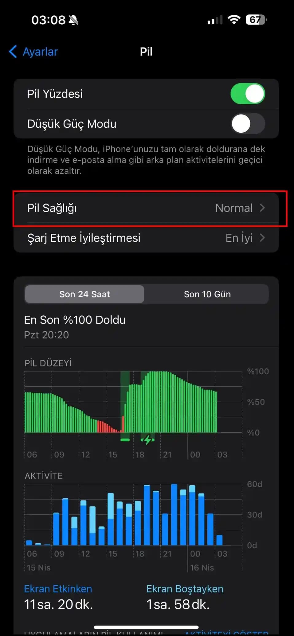 Telefonun Pil Sağlığını Öğrenme ve Uzun Süre Kullanım İpuçları