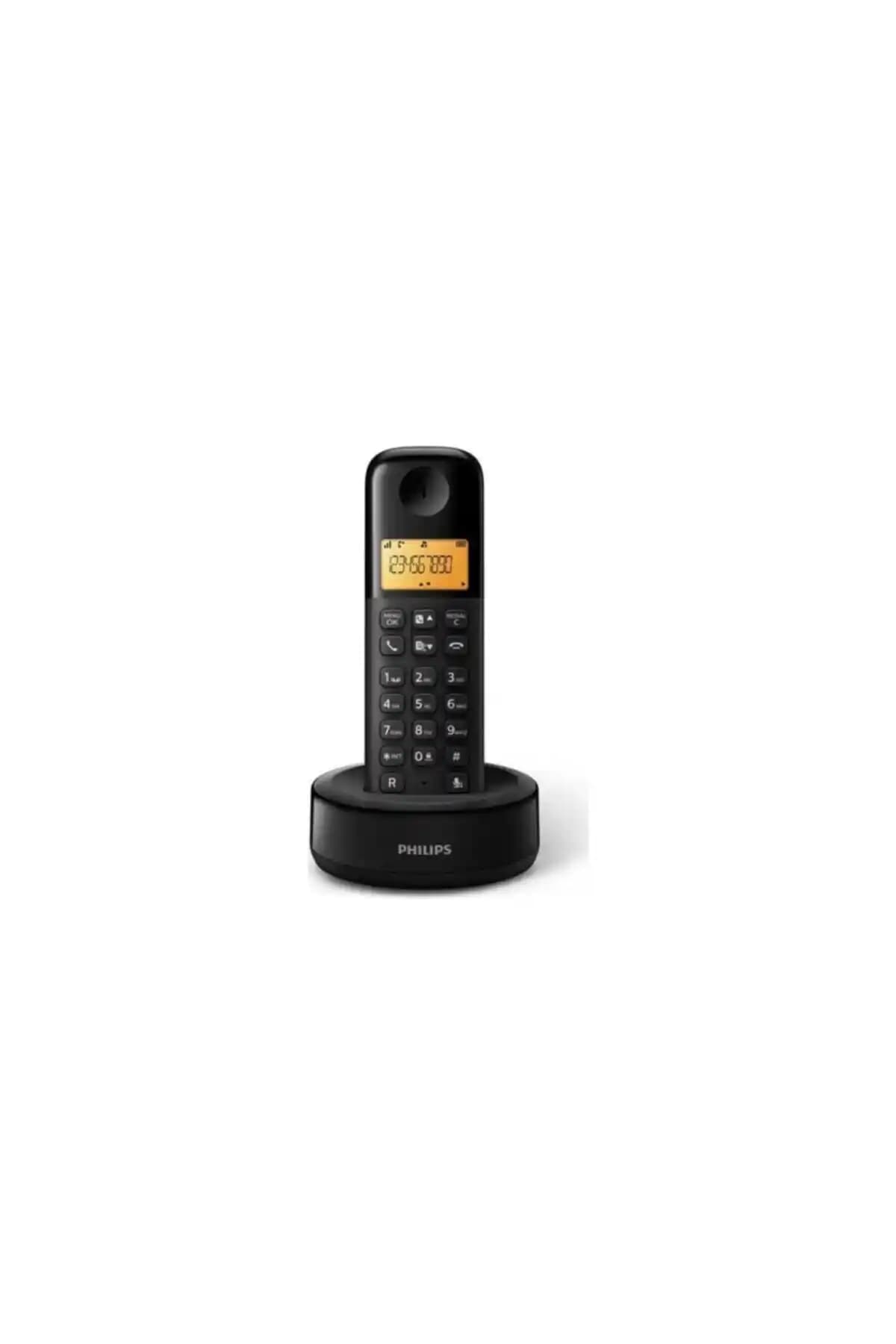 Philips D1601B Kablosuz Telefon: Şık Tasarım ve Yüksek Performans ile İletişim