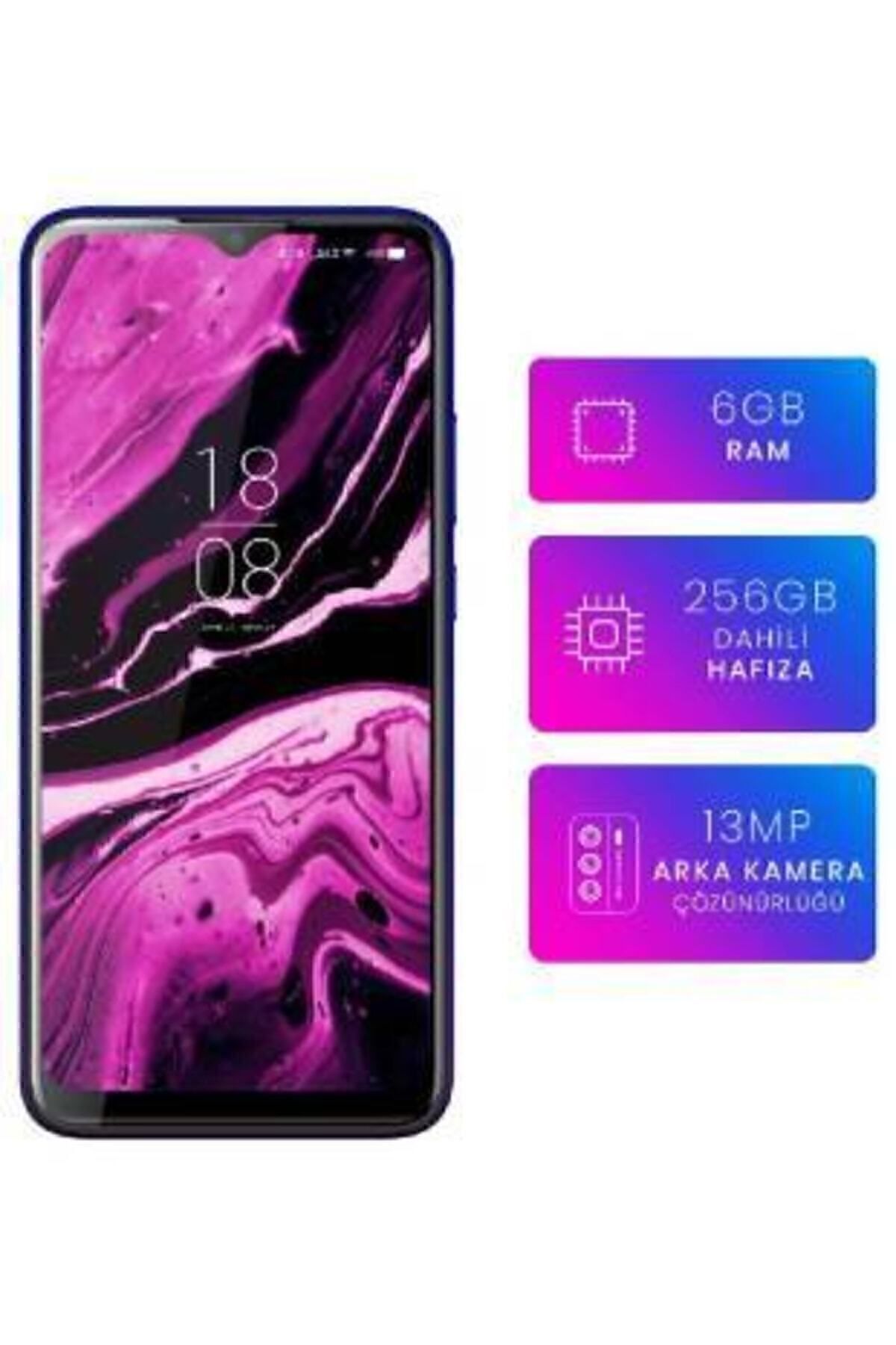 Reeder P13 Blue Max Pro 6GB+256 GB Mavi Cep Telefonu (Reeder Türkiye Garantili)
