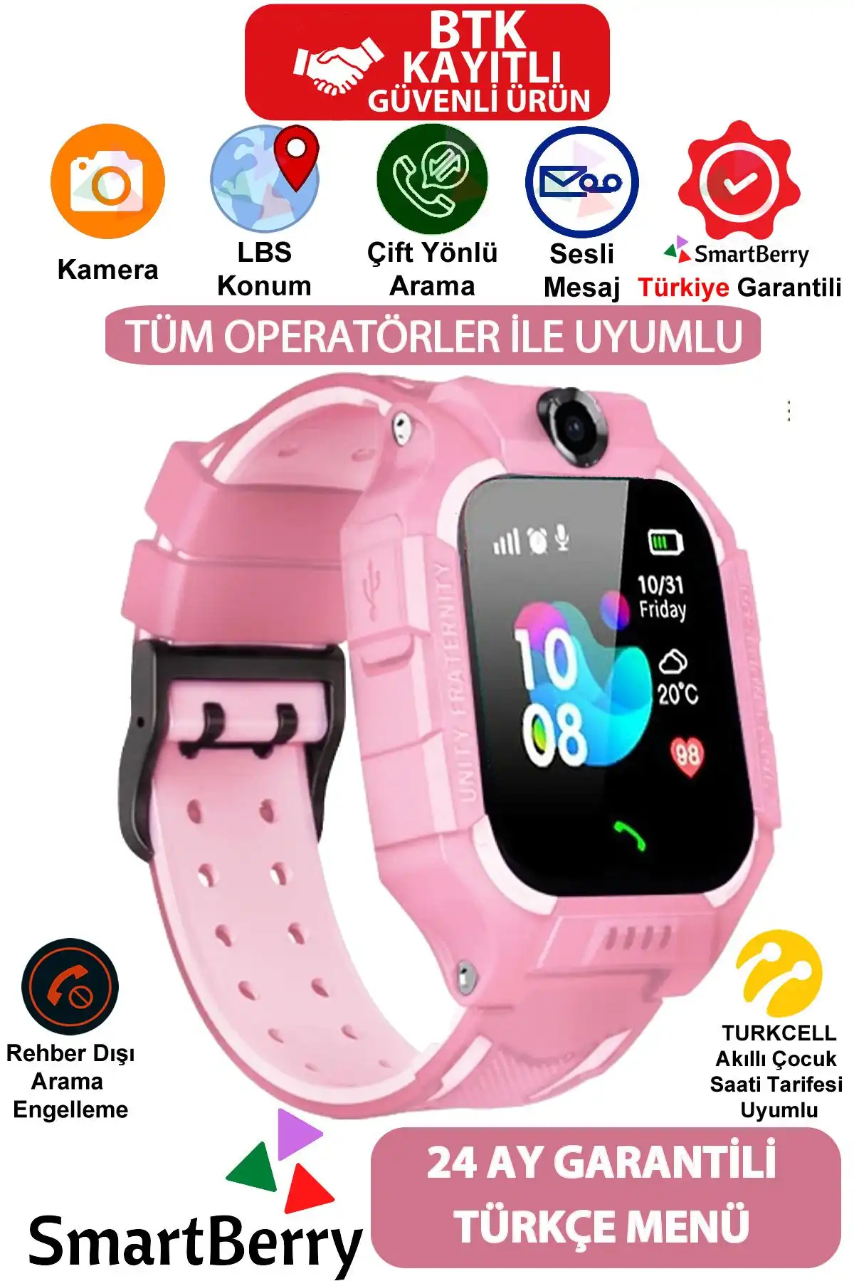 Smartberry Z2 ve SmartWatch Kız Çocuk Akıllı Saat: Detaylı Karşılaştırma ve İnceleme