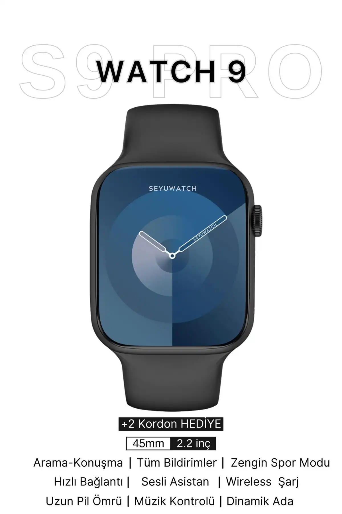 SEYUWATCH Watch S9 Pro ve Teknoloji Gelsin Dt3 Mate Akıllı Saat Karşılaştırması