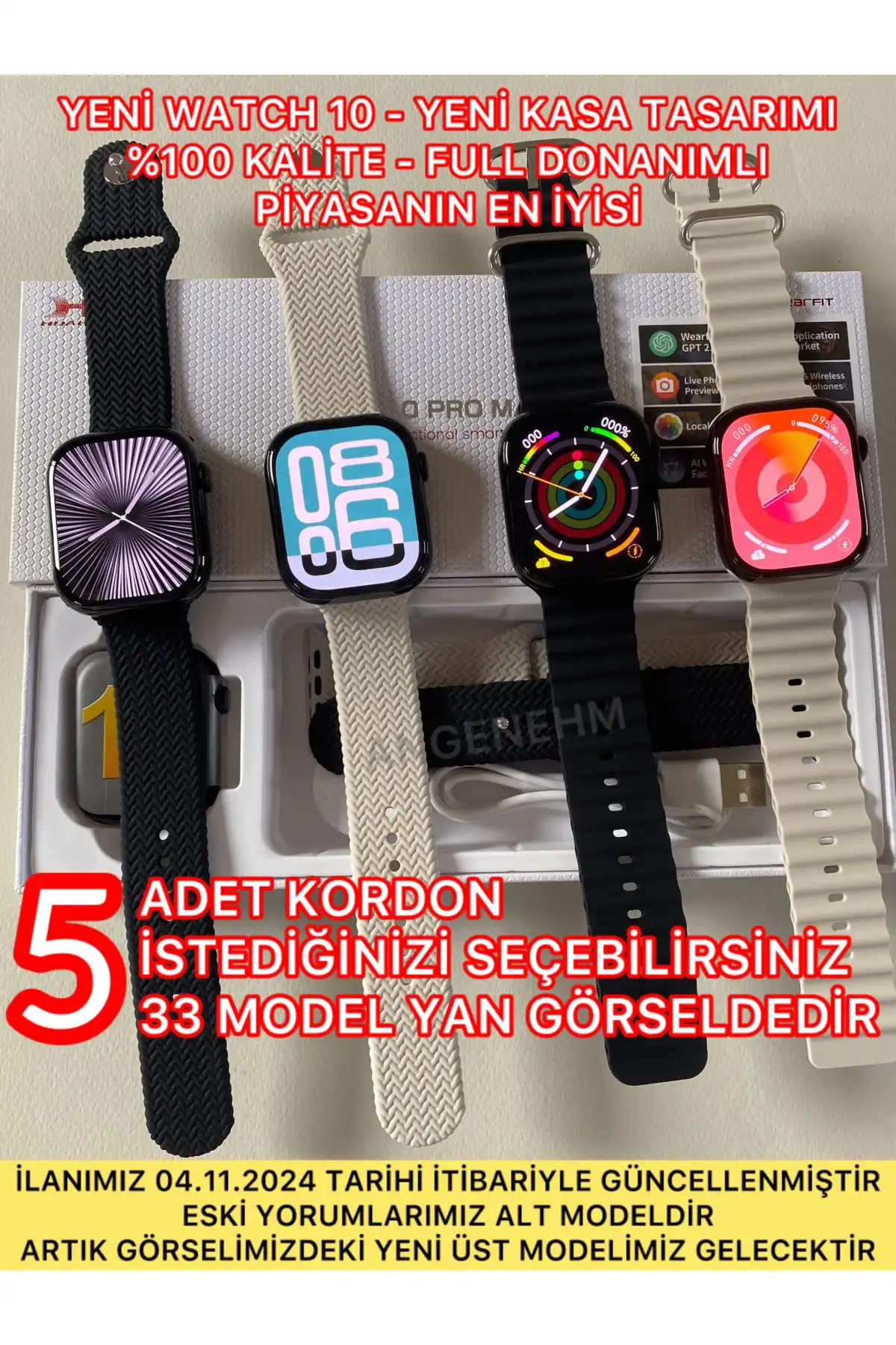Akıllı Saat Karşılaştırması: Angenehm Yeni Watch 10 ve BYRTECH Hk10 Pro Max