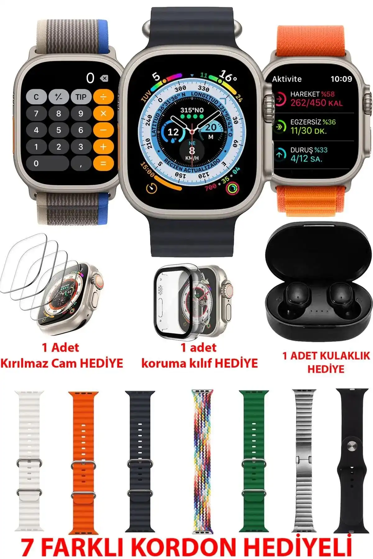 TECHNOMEN Y60 Ultra Plus ve TekizTeknoloji Watch Ultra 2 Karşılaştırması