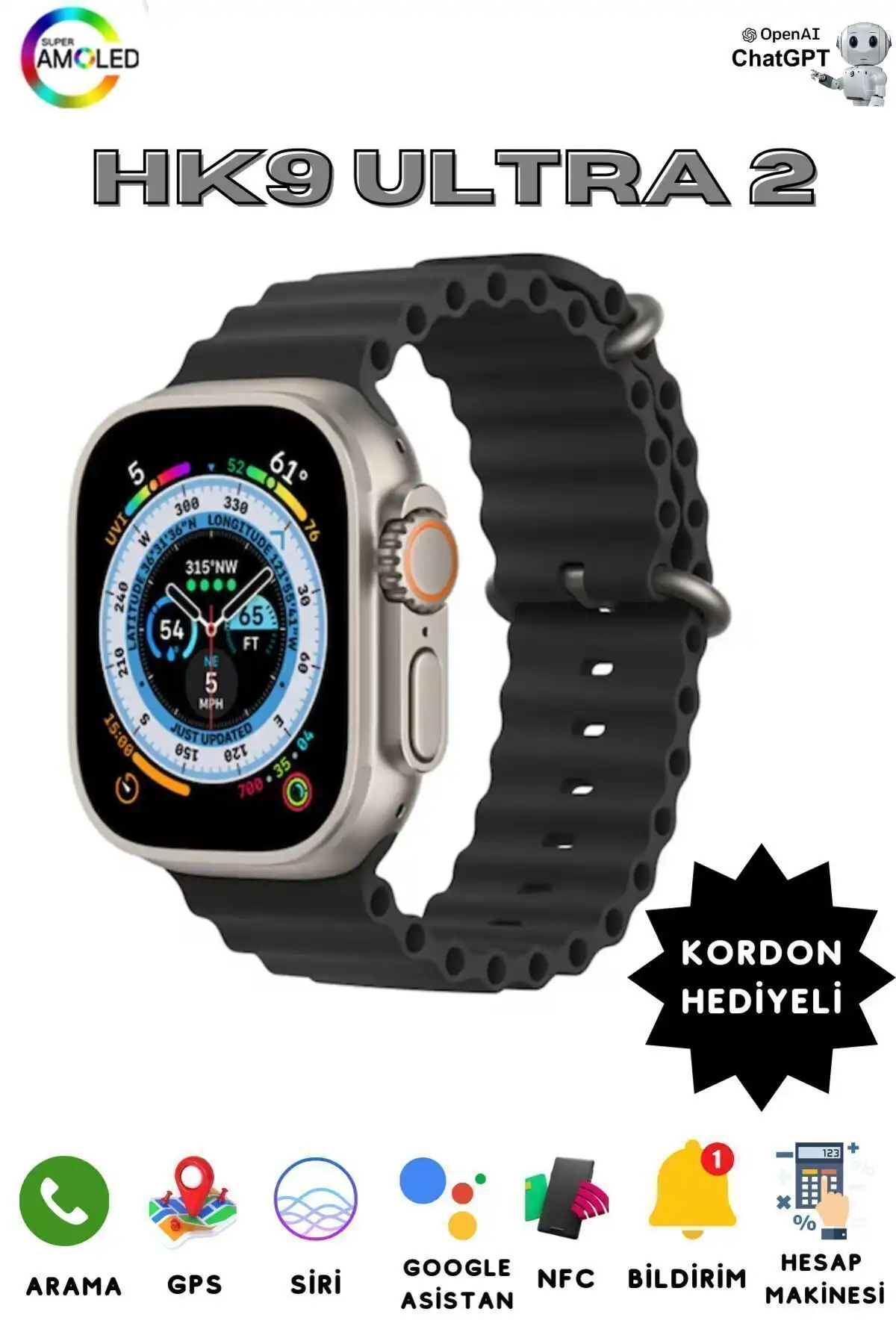 Akıllı Saat Karşılaştırması: EGTS Hk 9 Ultra 2 ve SEYUWATCH Watch 9 Pro Özellikleri