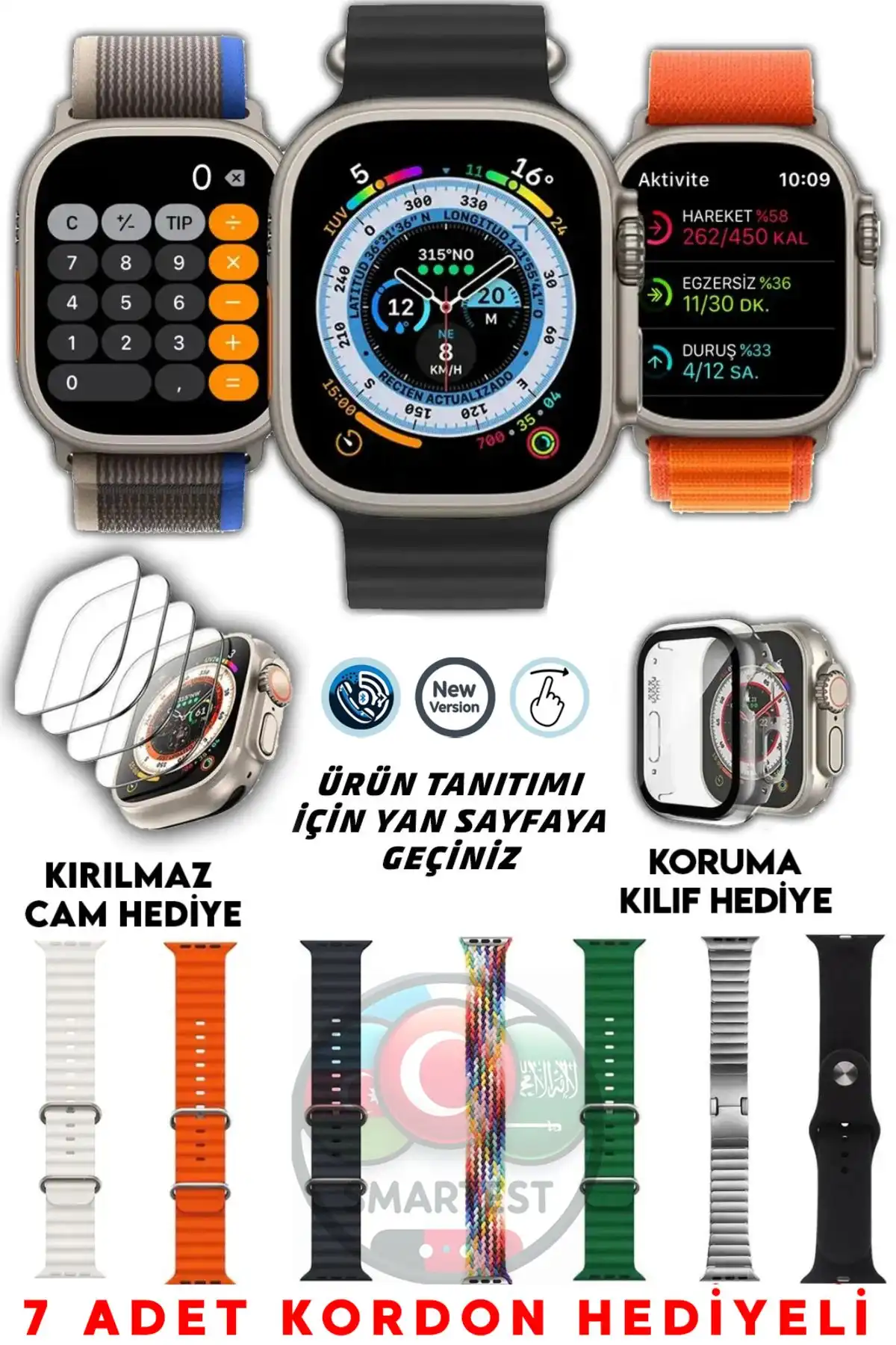 SMARTEST 49mm Ultra ve TECHNOMEN Y60 Ultra Plus Akıllı Saat Karşılaştırması