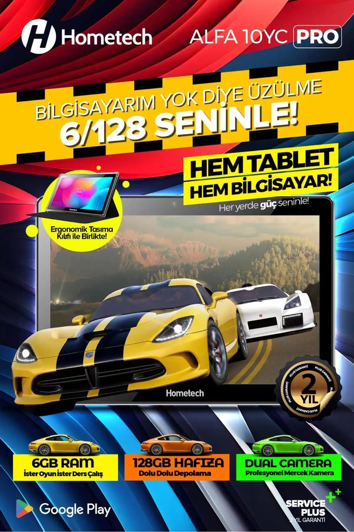 Hometech HOMETCEH ALFA 10 YC PRO: Gelişmiş Oyun Tableti ile Tanışın