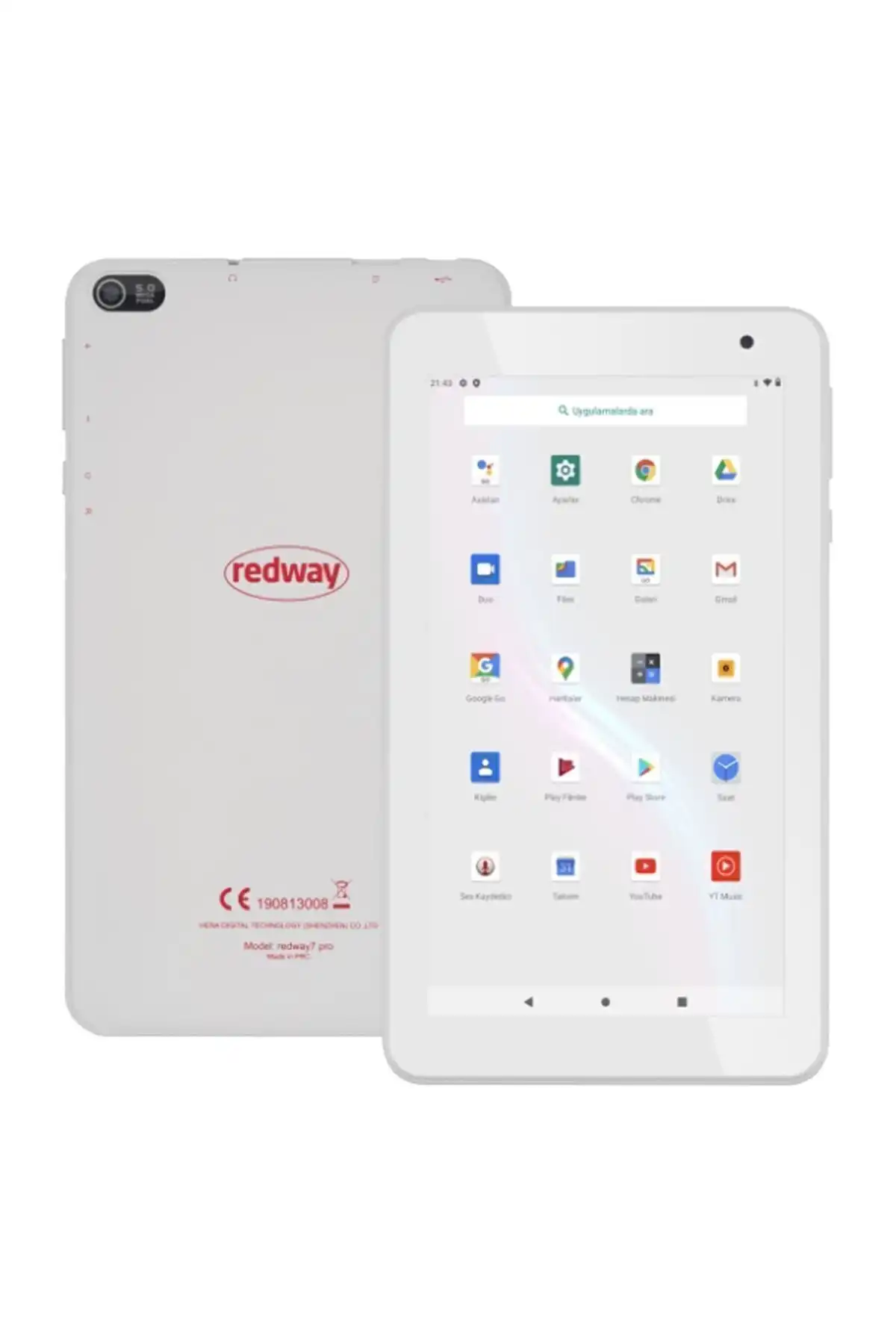 REDWAY 7 Pro İncelemesi: Hızlı ve Estetik 16 GB Beyaz Tablet