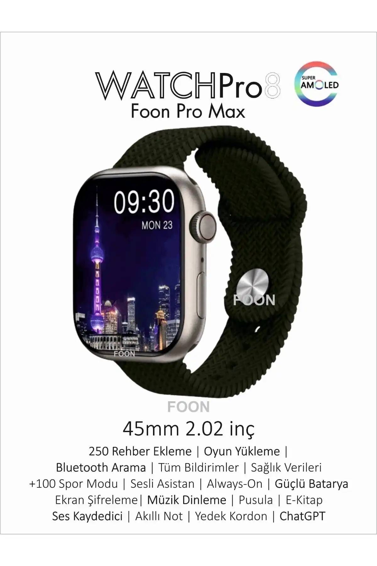 Foon Pro Max Akıllı Saat ile Tekno Drone Watch 9 Pro Plus Karşılaştırması