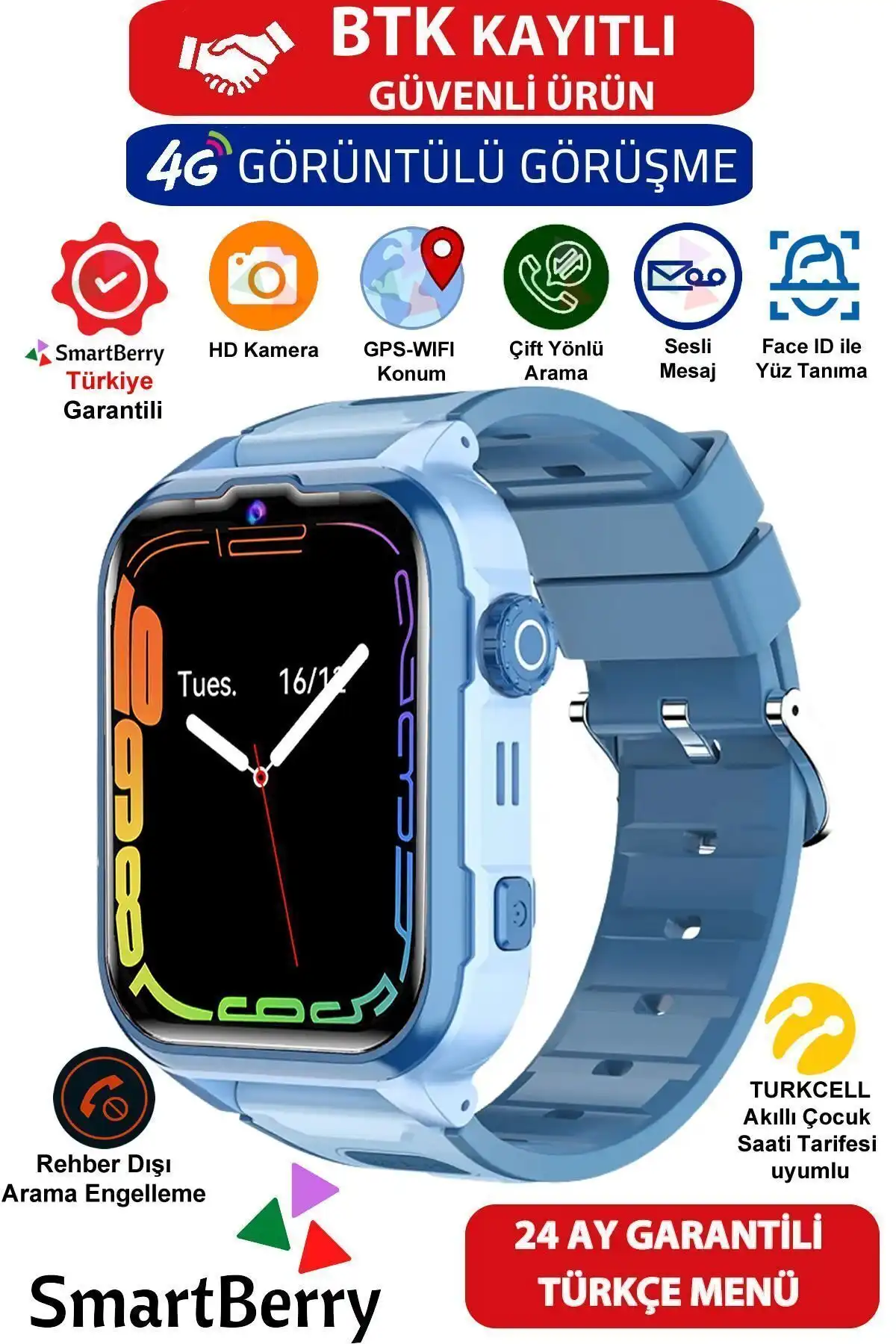Smartberry Z50 ve Teknofonik G-17 W5s Akıllı Çocuk Saatleri Karşılaştırması